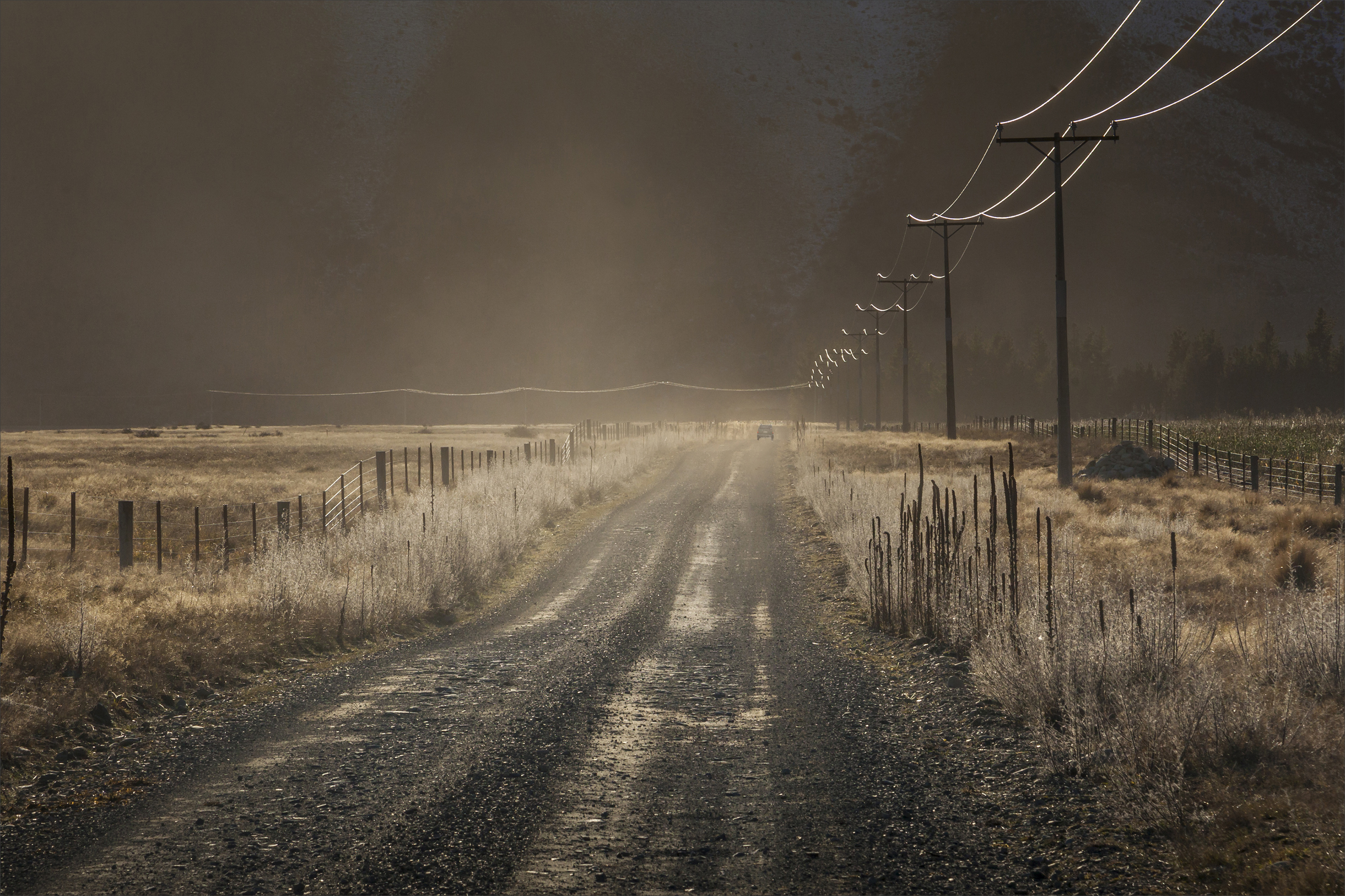 Central Otago dusty road